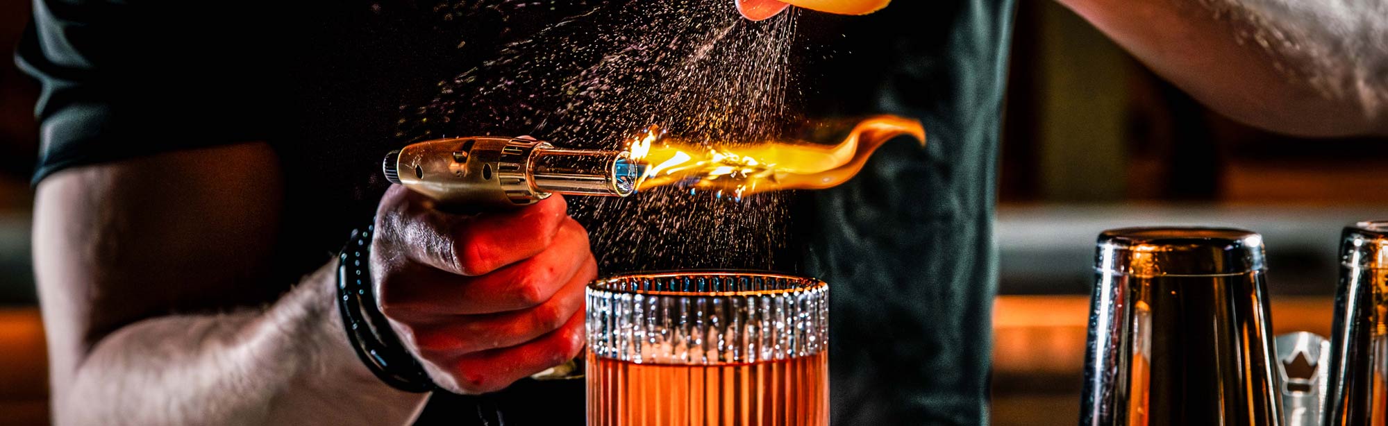 A bartender mixing up one of the best cocktails in Austin, Texas