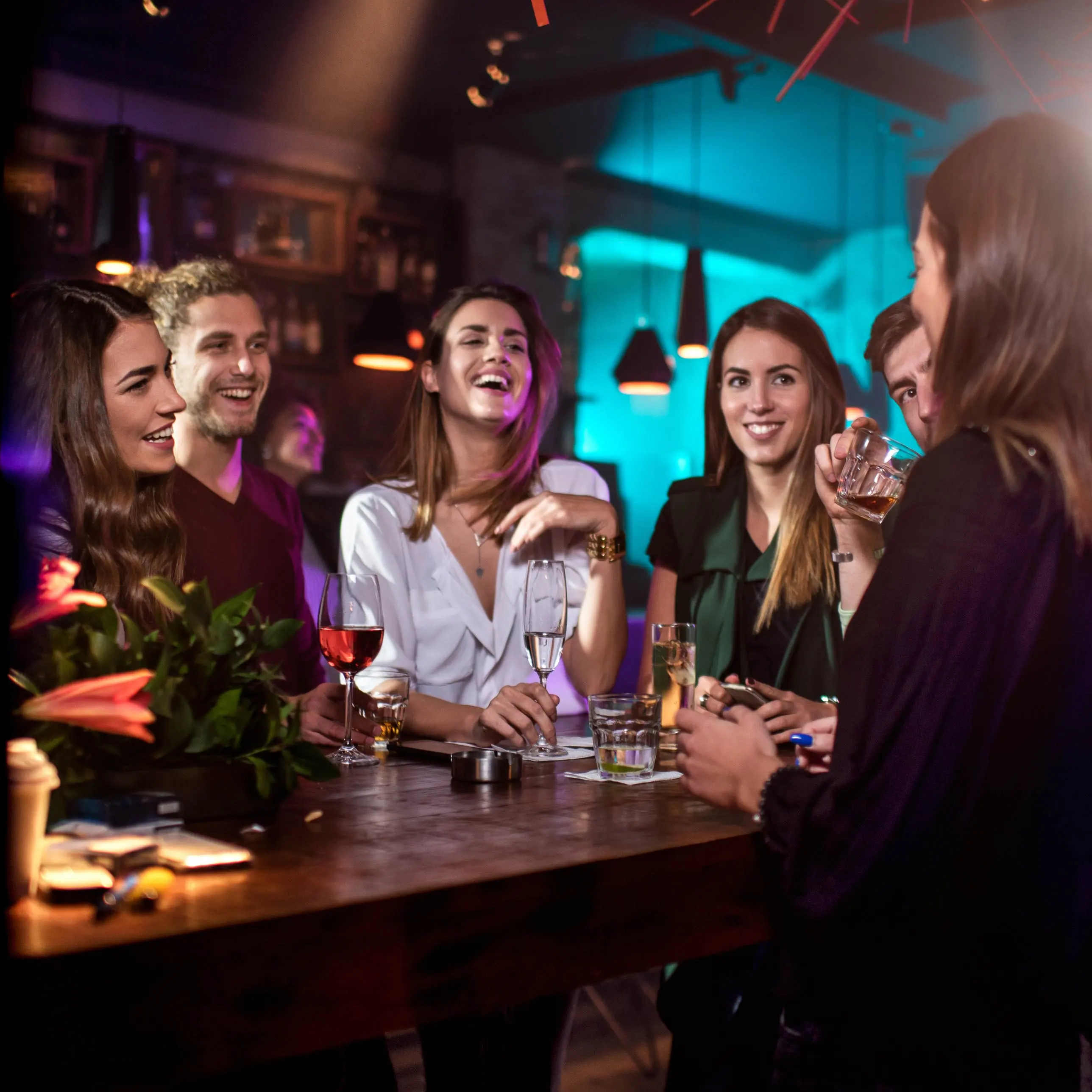 Getting a drink at one of the bars we visit on this Pub Crawl