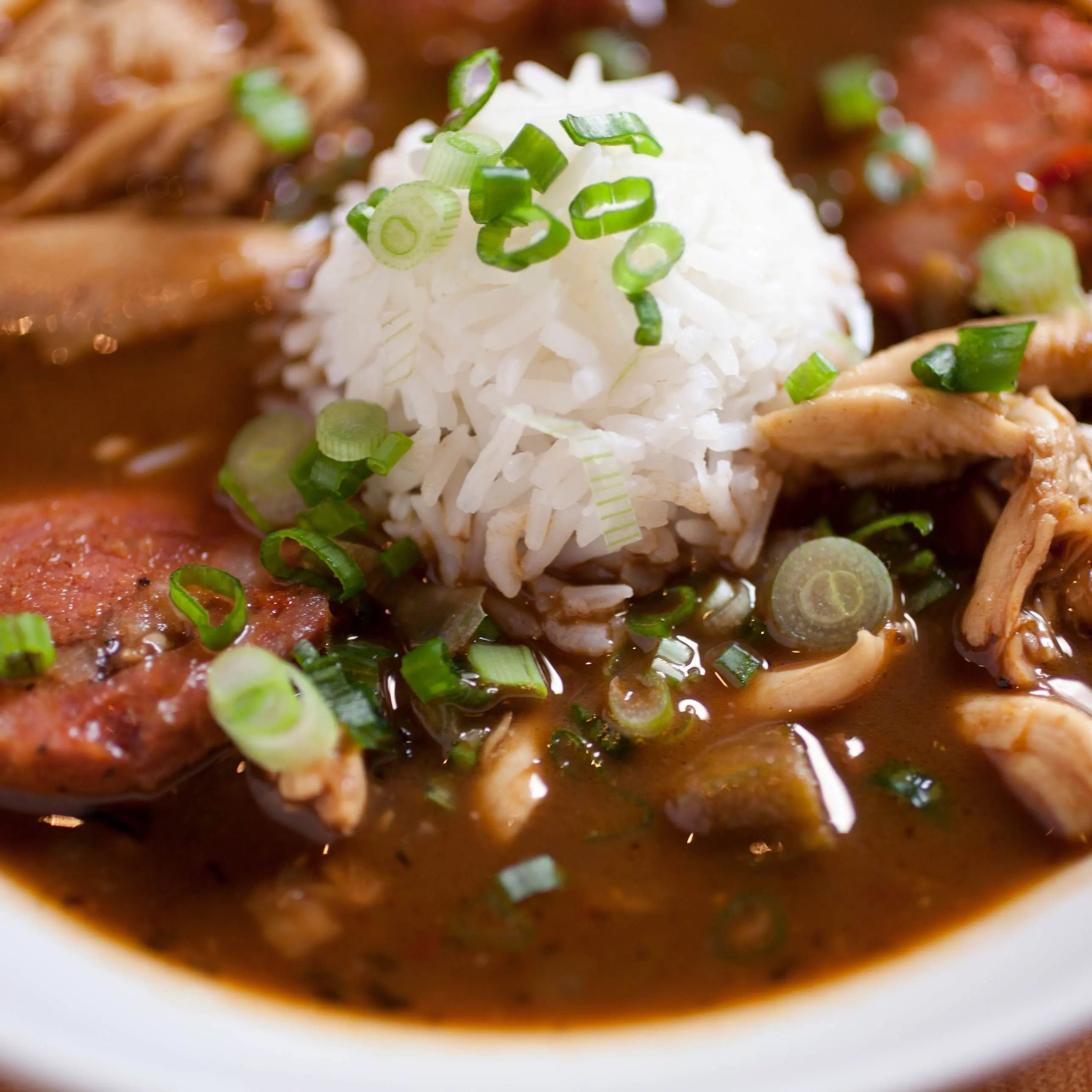 Gumbo being served on our New Orleans Food Tours