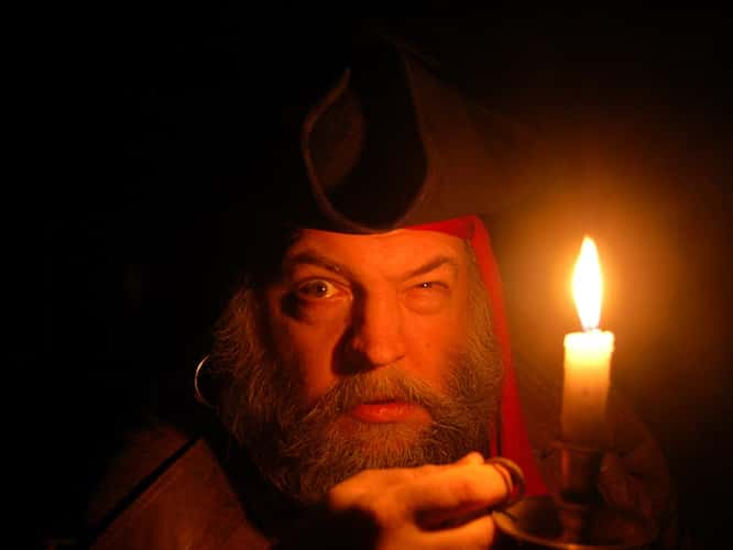 One of the Pirates on our Pirate Pub Crawl in St. Augustine.