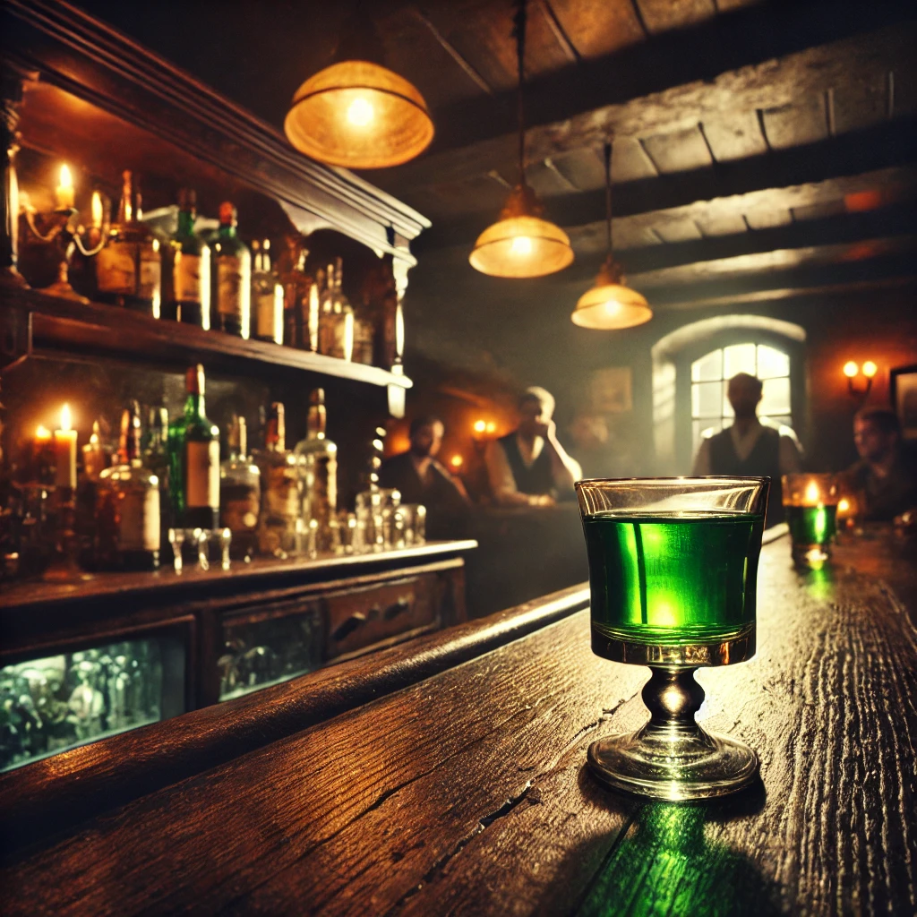 Absinthe being prepared in a New Orleans Bar