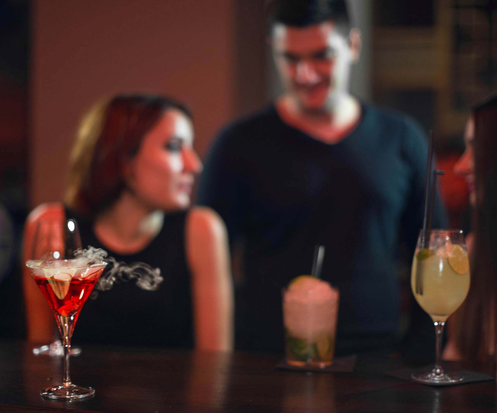 Guests and their Cocktails on this Pub Crawl